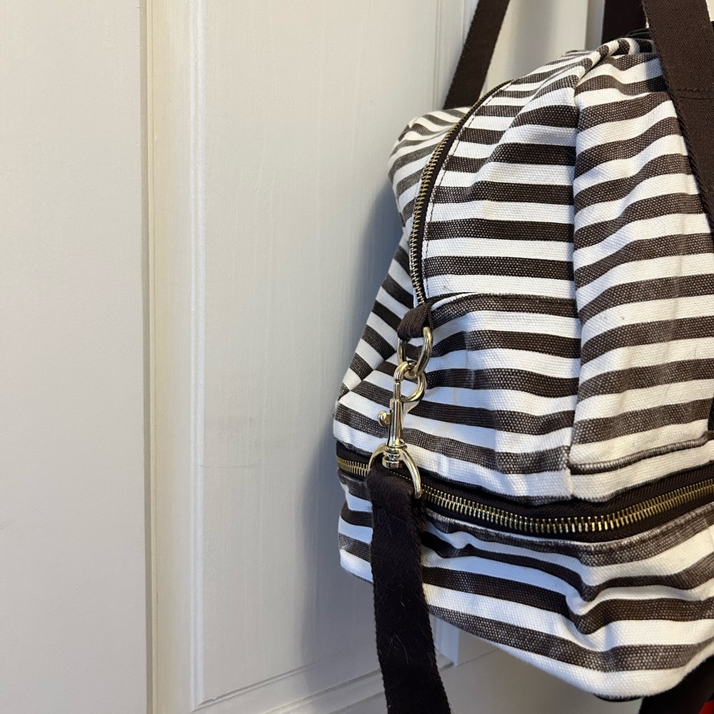 Henri Bendel Weekender Bowler Bag in Canvas - C - Picture 5 of 16